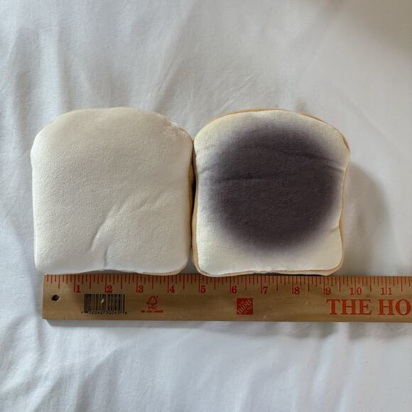 Plush Toaster Removable Happy Sad Toast & Masked Owl Gatcha Clawcade Edition 9” - Picture 15 of 15